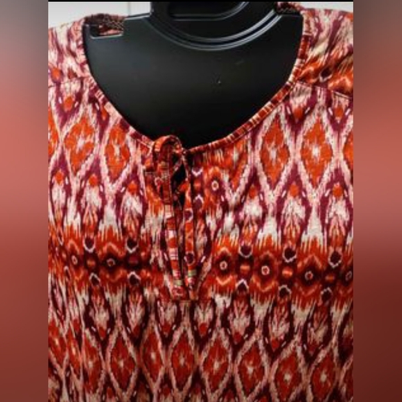 Faded glory XXL print blouse - Picture 9 of 12